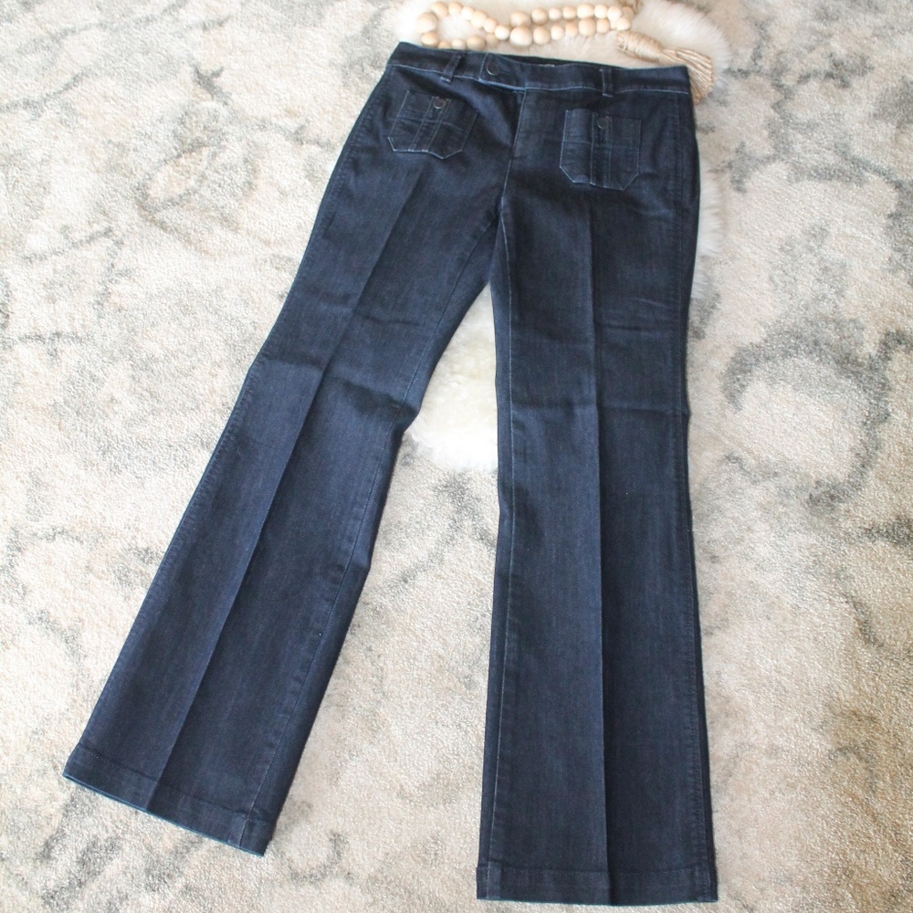 LOFT Curvy Flare Trouser Jeans